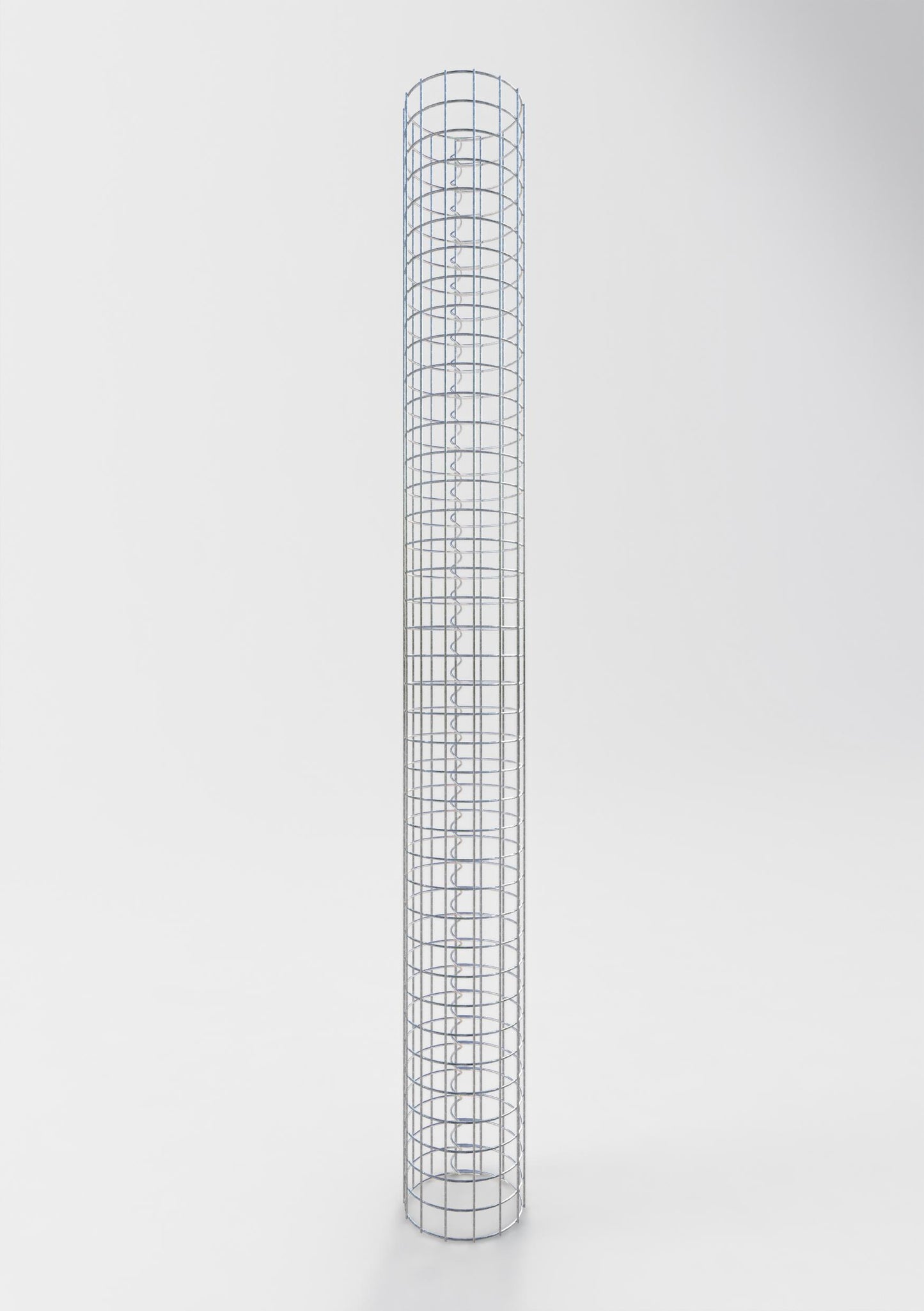 Gabionensäule rund 22 cm Durchmesser, 200 cm Höhe, Maschenweite 5 cm x 5 cm