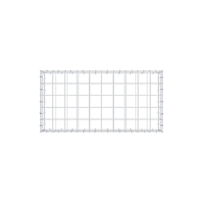 Gabion 100 cm x 20 cm x 50 cm (L x H x D), maskstorlek 10 cm x 10 cm, C-ring