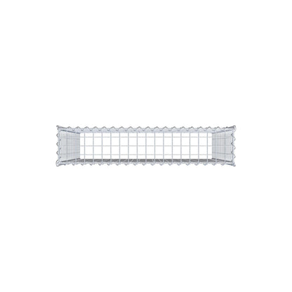 Gabião tipo 3 100 cm x 100 cm x 20 cm (C x A x P), malhagem 5 cm x 5 cm, espiral
