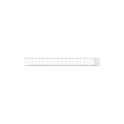 Gabião Tipo 4 200 cm x 100 cm x 20 cm (C x A x P), malhagem 10 cm x 10 cm, anel C