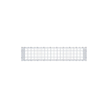Gabion 100 cm x 30 cm x 20 cm (L x H x P), mailles 5 x 5 cm, anneau en spirale