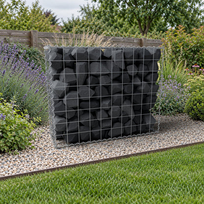 Gabion 100 cm x 80 cm x 30 cm (L x H x P), mailles 10 cm x 10 cm, spirale