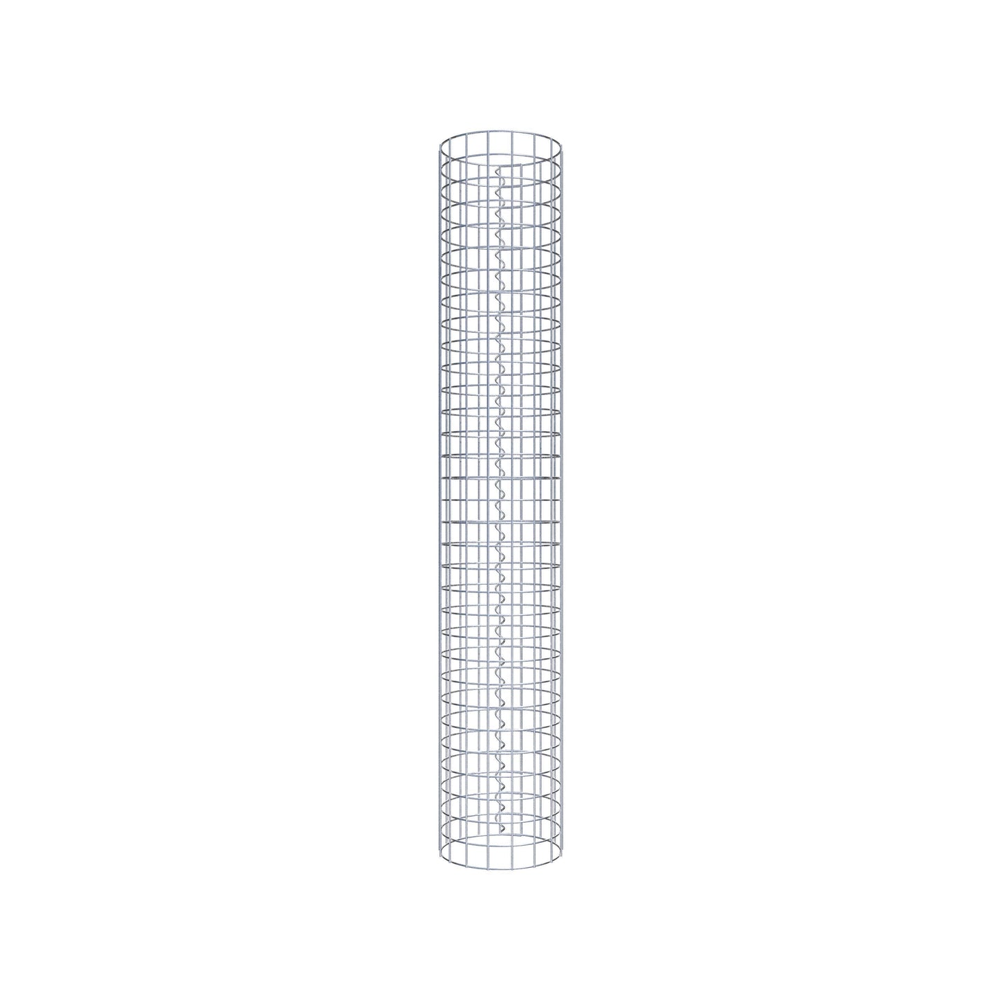 Colonne de gabion ronde 27 cm de diamètre, 160 cm de hauteur, maille 5 cm x 5 cm