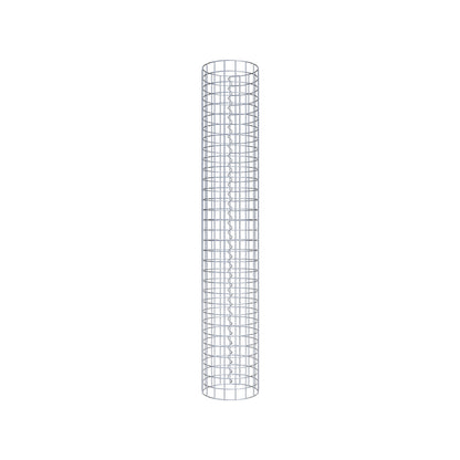 Colonne de gabion ronde 27 cm de diamètre, 160 cm de hauteur, maille 5 cm x 5 cm