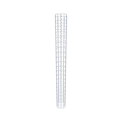 Gabionensäule eckig feuerverzinkt, 17 cm x 17 cm, 200 cm Höhe, MW 5 cm x 10 cm