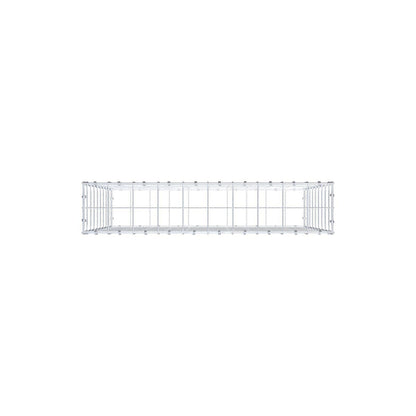 Gabião 100 cm x 90 cm x 20 cm (C x A x P), malhagem 10 x 10 cm, anel espiral