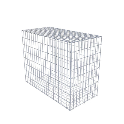 Mounted gabion type 2 100 cm x 80 cm x 50 cm, mesh size 5 cm x 10 cm, C-ring