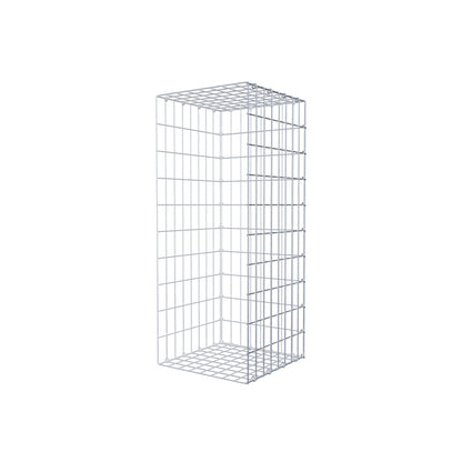 Mounted gabion type 2 100 cm x 40 cm x 40 cm, mesh size 5 cm x 10 cm, C-ring