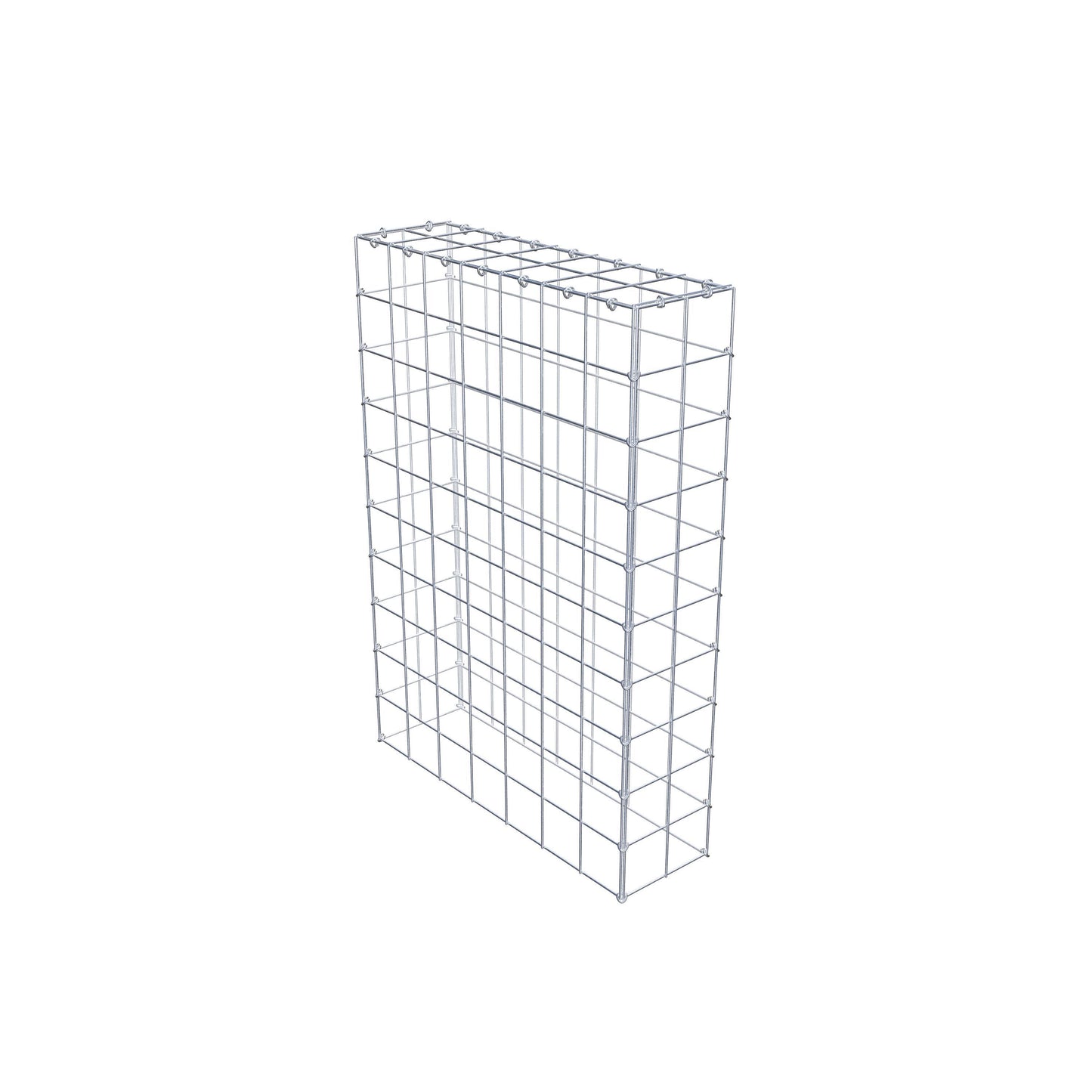 Type 3 oplegkorf 100 cm x 70 cm x 20 cm (L x H x D), maaswijdte 10 cm x 10 cm, C-ring