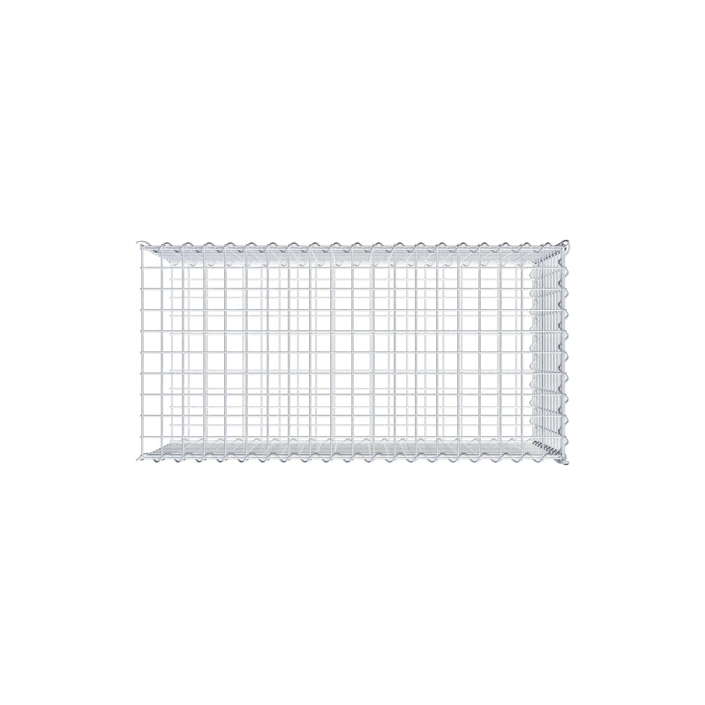 Gavión complementario tipo 2 100 cm x 50 cm x 50 cm (L x A x P), malla 5 cm x 5 cm, espiral