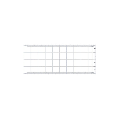 Monteret gabion type 4 100 cm x 30 cm x 40 cm (L x H x D), maskestørrelse 10 cm x 10 cm, C-ring