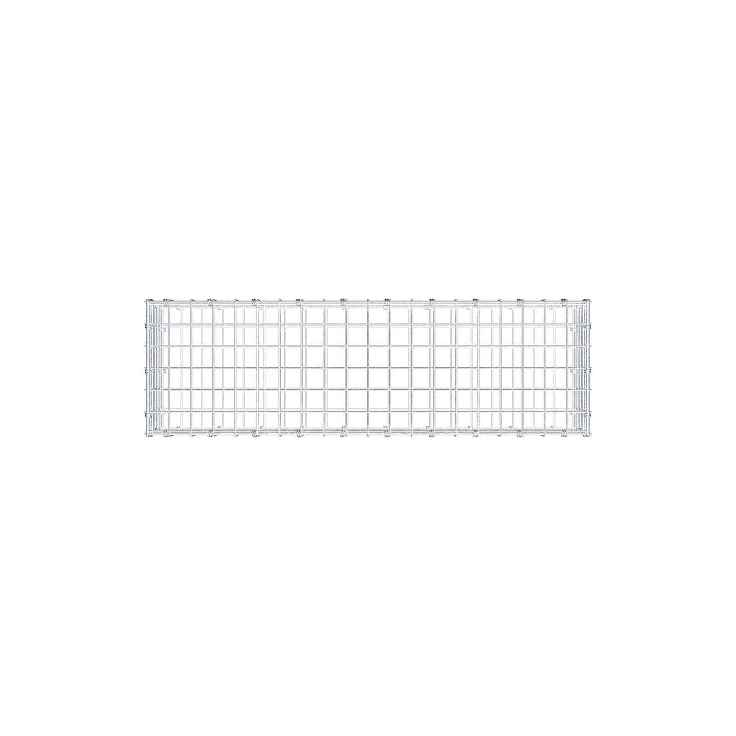 Gabion 100 cm x 20 cm x 30 cm (L x H x P), mailles 5 x 5 cm, anneau en spirale
