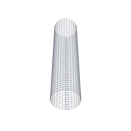 Gabionensäule rund 47 cm Durchmesser, 200 cm Höhe, Maschenweite 5 cm x 5 cm