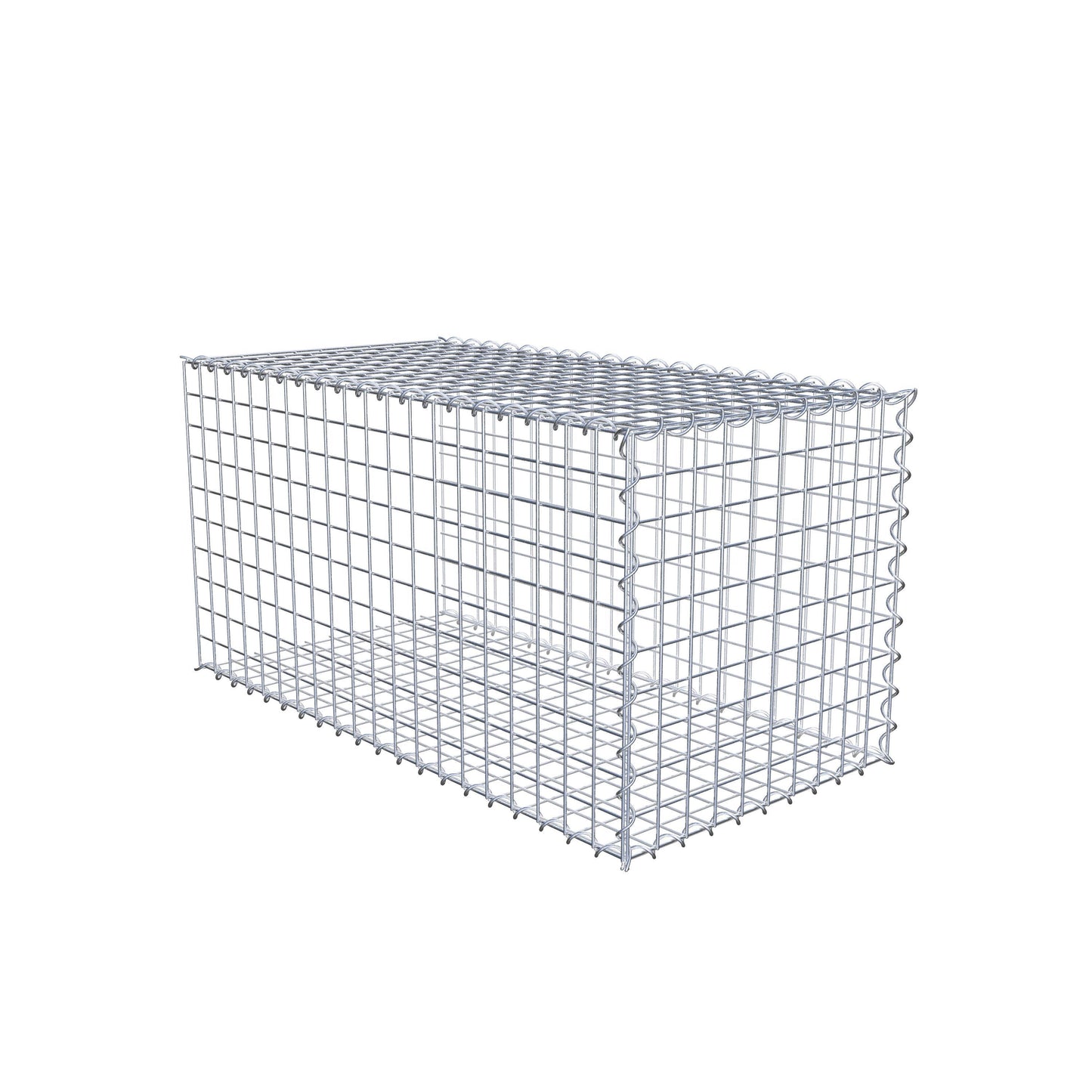 Gavión complementario tipo 2 100 cm x 50 cm x 50 cm (L x A x P), malla 5 cm x 5 cm, espiral