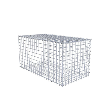 Gavión complementario tipo 2 100 cm x 50 cm x 50 cm (L x A x P), malla 5 cm x 5 cm, espiral