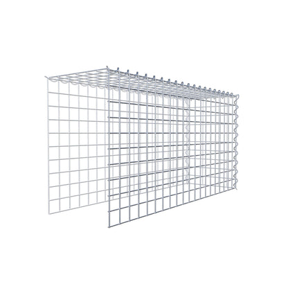 Gabion rapporté type 4 100 cm x 50 cm x 30 cm (L x H x P), mailles 5 cm x 5 cm, spirale