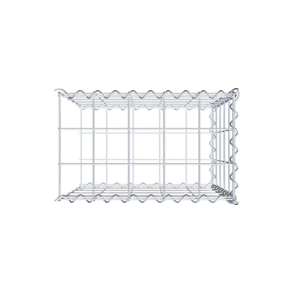 Anbaugabione Typ 2 50 cm x 50 cm x 30 cm (L x H x T), Maschenweite 10 cm x 10 cm, Spirale