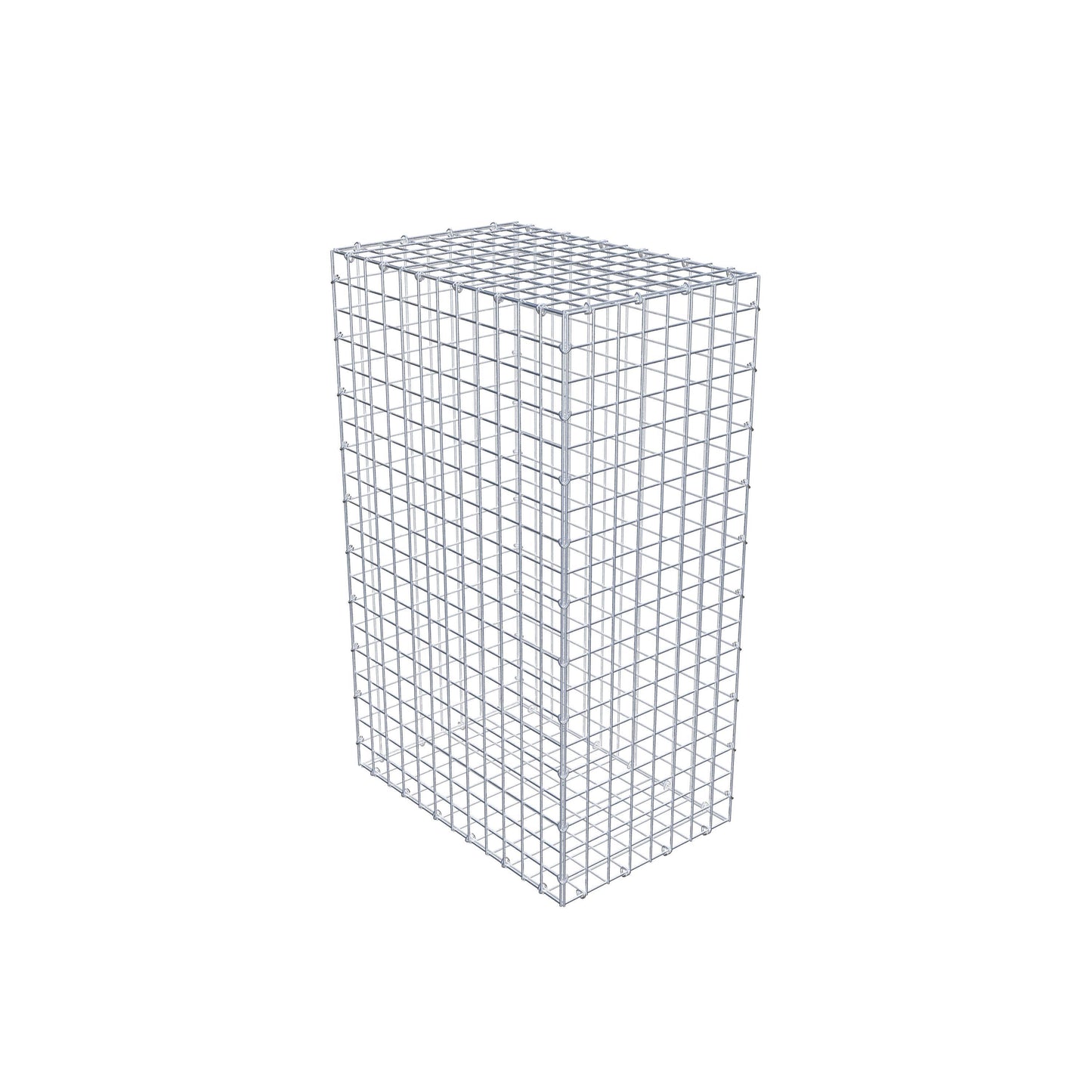Gabion 100 cm x 60 cm x 40 cm (L x H x D), maskestørrelse 5 cm x 5 cm, C-ring