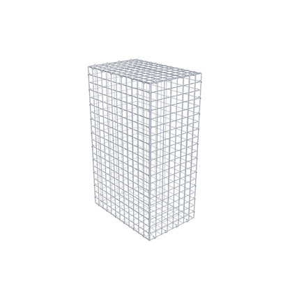 Gabion 100 cm x 60 cm x 40 cm (L x H x D), maskestørrelse 5 cm x 5 cm, C-ring