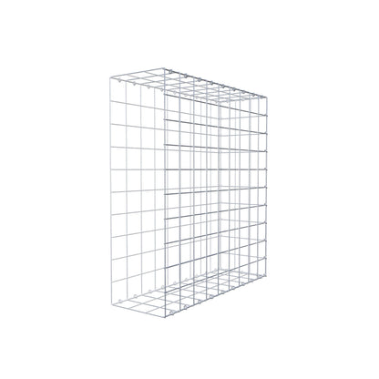 Gabbione fissabile tipo 2 100 cm x 90 cm x 30 cm (L x H x P), maglia 10 cm x 10 cm, anello a C