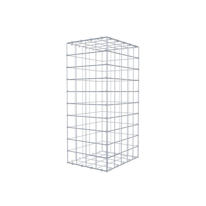 Gabbione 100 cm x 50 cm x 40 cm (L x H x P), maglia 10 cm x 10 cm, anello a C