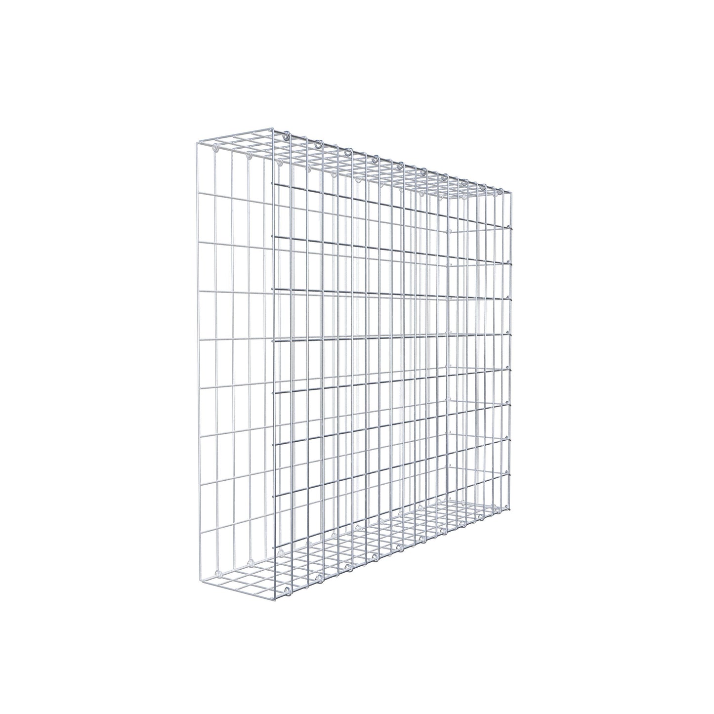 Gabião tipo 2 100 cm x 90 cm x 20 cm, malhagem 5 cm x 10 cm, anel C