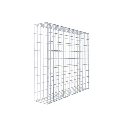 Gabião tipo 2 100 cm x 90 cm x 20 cm, malhagem 5 cm x 10 cm, anel C