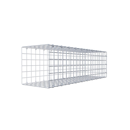 Gabbione aggiuntivo tipo 2 100 cm x 30 cm x 30 cm (L x A x P), maglia 5 cm x 5 cm, anello a C