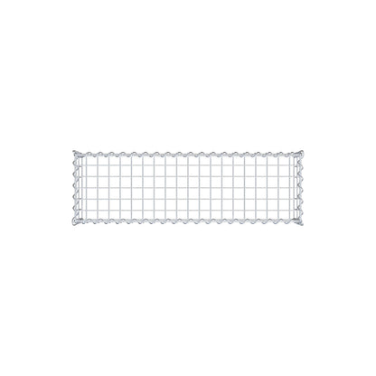 Anbaugabione Typ 3 100 cm x 20 cm x 30 cm (L x H x T), Maschenweite 5 cm x 10 cm, Spirale