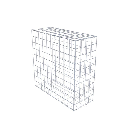 Gabbione aggiuntivo tipo 2 100 cm x 100 cm x 40 cm (L x H x P), maglia 10 cm x 10 cm, anello a C