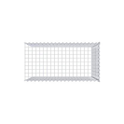 Gabion rapporté type 4 100 cm x 80 cm x 50 cm (L x H x P), mailles 5 cm x 5 cm, spirale