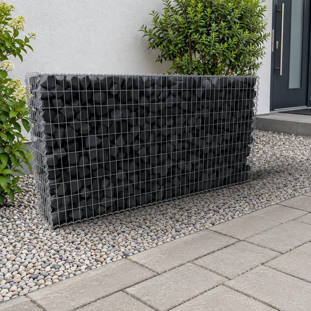 Gabion 200 cm x 100 cm x 30 cm (L x H x D), mesh size 5 cm x 10 cm, spiral