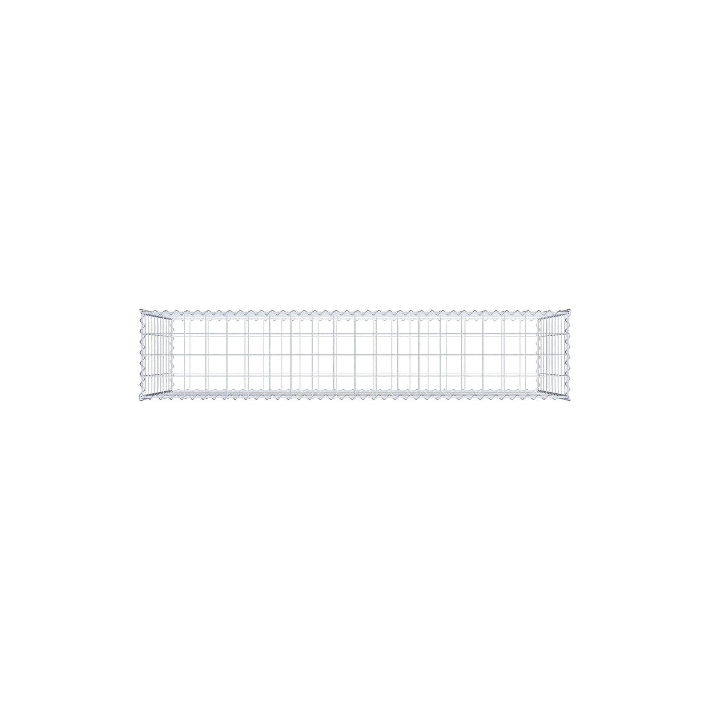 Gabion 200 cm x 100 cm x 40 cm (L x H x P), mailles 10 cm x 10 cm, spirale