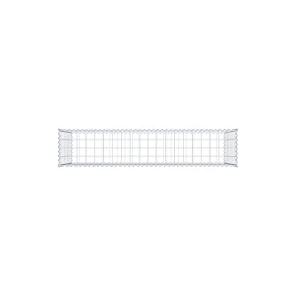 Gabion 200 cm x 100 cm x 40 cm (L x H x P), mailles 10 cm x 10 cm, spirale