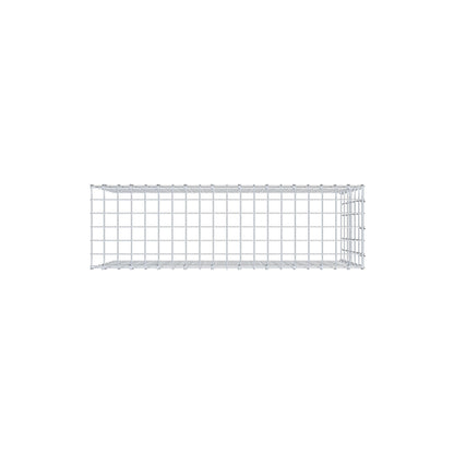 Gabião Tipo 4 100 cm x 60 cm x 30 cm (C x A x P), malhagem 5 cm x 10 cm, anel C