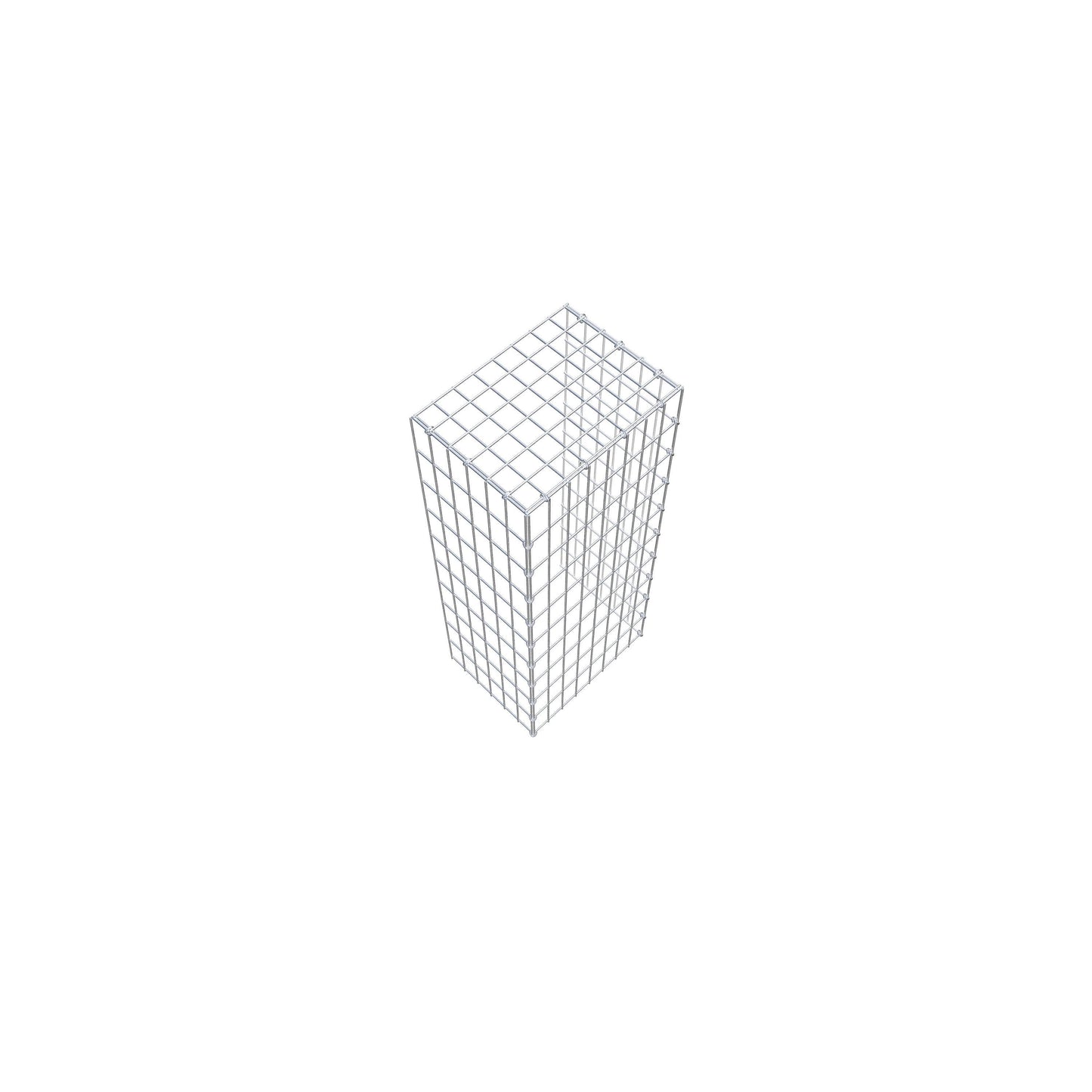 Fourche rapportée type 4 100 cm x 30 cm x 40 cm (L x H x P), mailles 5 cm x 10 cm, anneau en C