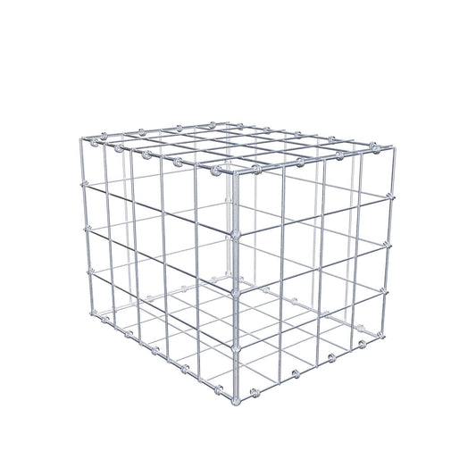 Gabion 50 cm x 40 cm x 40 cm (L x H x D), maskestørrelse 10 x 10 cm, spiralring