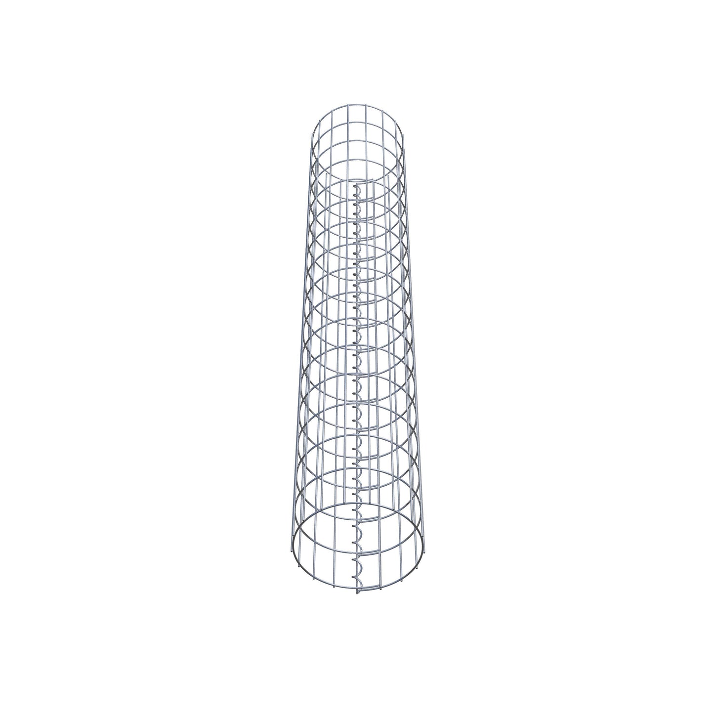 Gabionensäule rund 27 cm Durchmesser, 160 cm Höhe, Maschenweite 5 cm x 10 cm