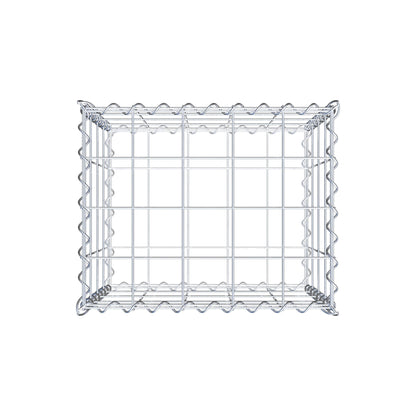 Gabion 50 cm x 40 cm x 40 cm (L x H x D), maskestørrelse 10 cm x 10 cm, spiral