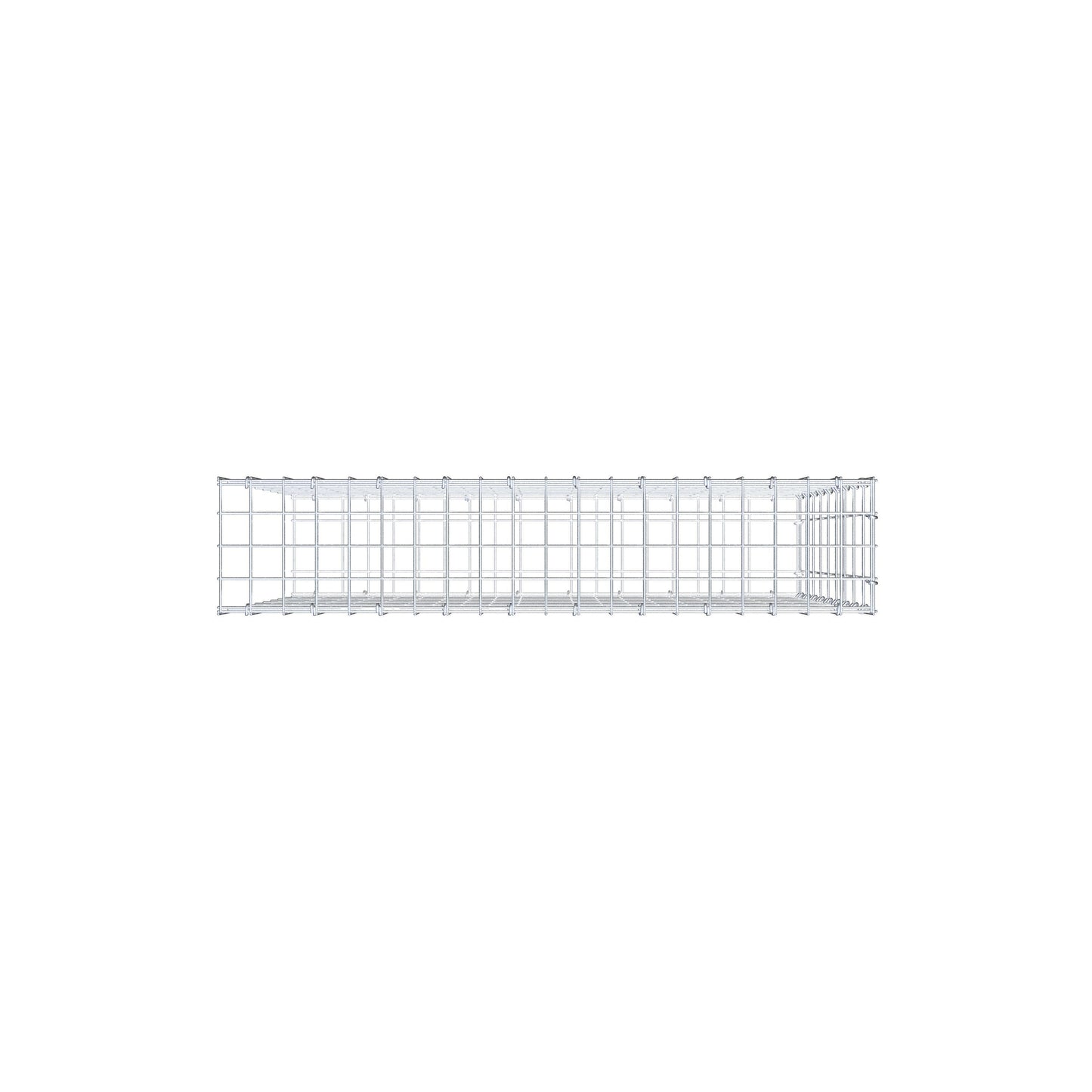 Gabião tipo 2 100 cm x 90 cm x 20 cm, malhagem 5 cm x 10 cm, anel C