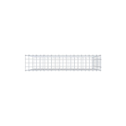 Gabião tipo 2 100 cm x 90 cm x 20 cm, malhagem 5 cm x 10 cm, anel C
