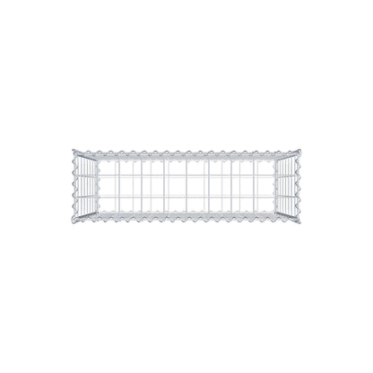 Gabion 100 cm x 80 cm x 30 cm (L x H x P), mailles 10 cm x 10 cm, spirale
