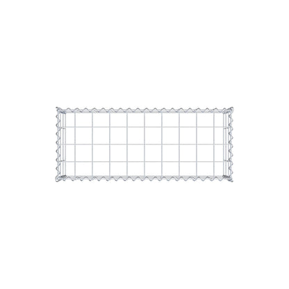 Gabion rapporté type 3 100 cm x 30 cm x 40 cm (L x H x P), mailles 10 cm x 10 cm, spirale