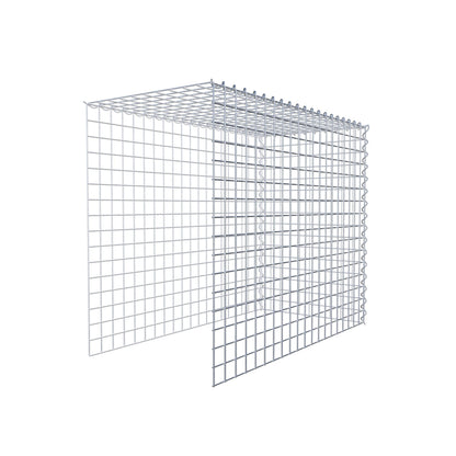 Gabion rapporté type 4 100 cm x 80 cm x 50 cm (L x H x P), mailles 5 cm x 5 cm, spirale