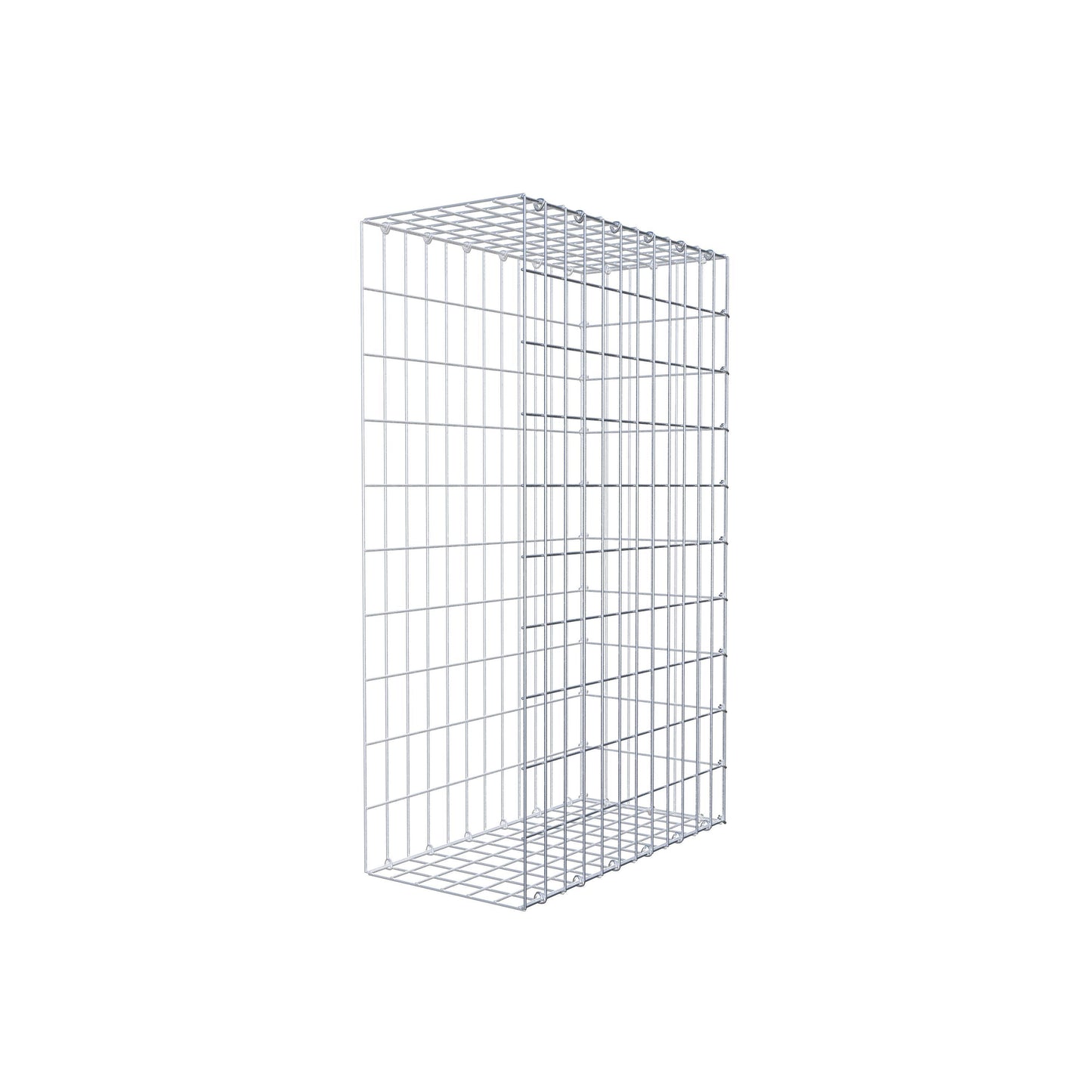 Anbaugabione Typ 2 100 cm x 60 cm x 30 cm, Maschenweite 5 cm x 10 cm, C-Ring