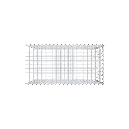 Gavión complementario tipo 2 100 cm x 80 cm x 50 cm (L x A x P), malla 5 cm x 10 cm, espiral