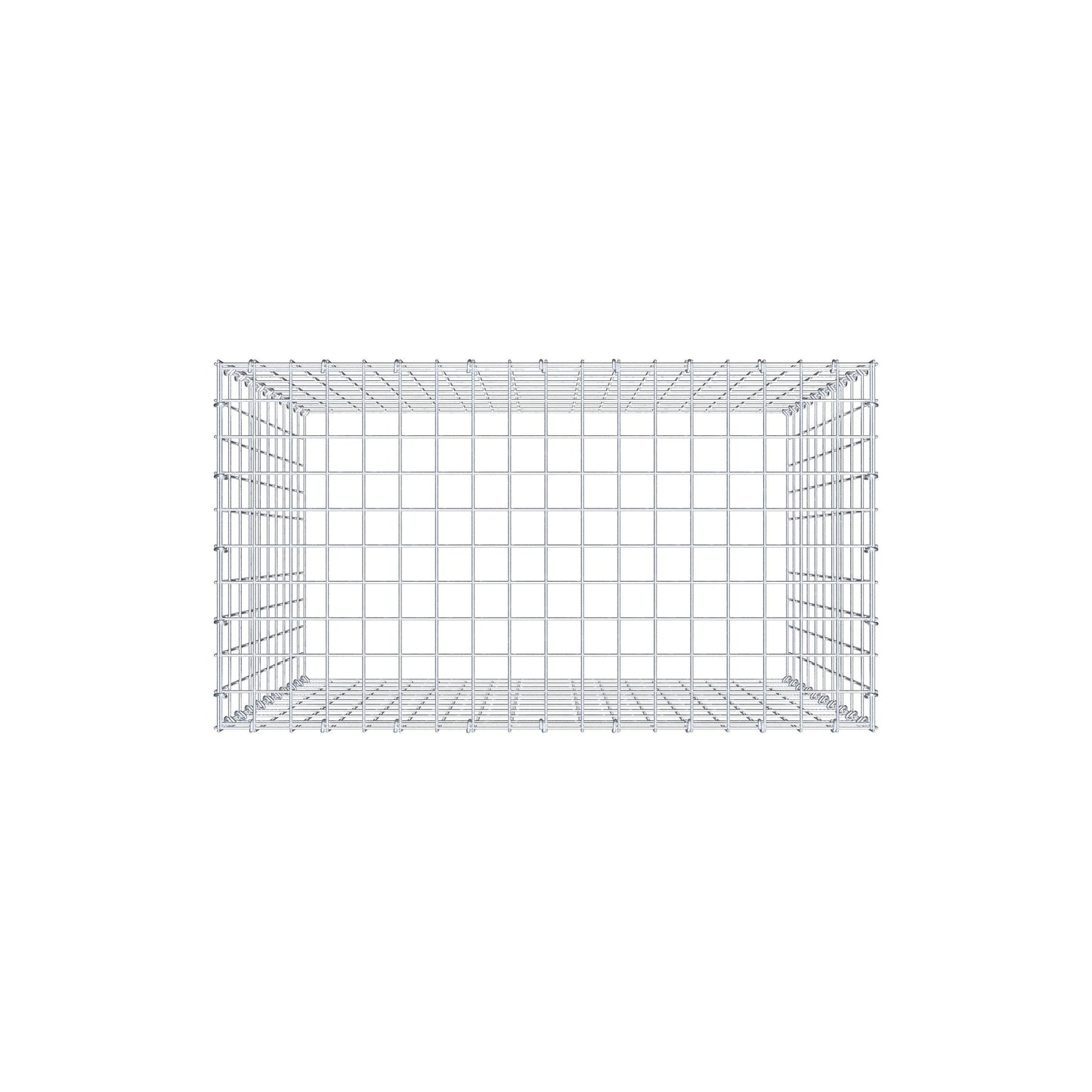 Fourche rapportée type 3 100 cm x 90 cm x 50 cm (L x H x P), mailles 5 cm x 10 cm, anneau C