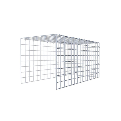 Fourche rapportée type 4 80 cm x 40 cm x 40 cm (L x H x P), mailles 5 cm x 5 cm, anneau C