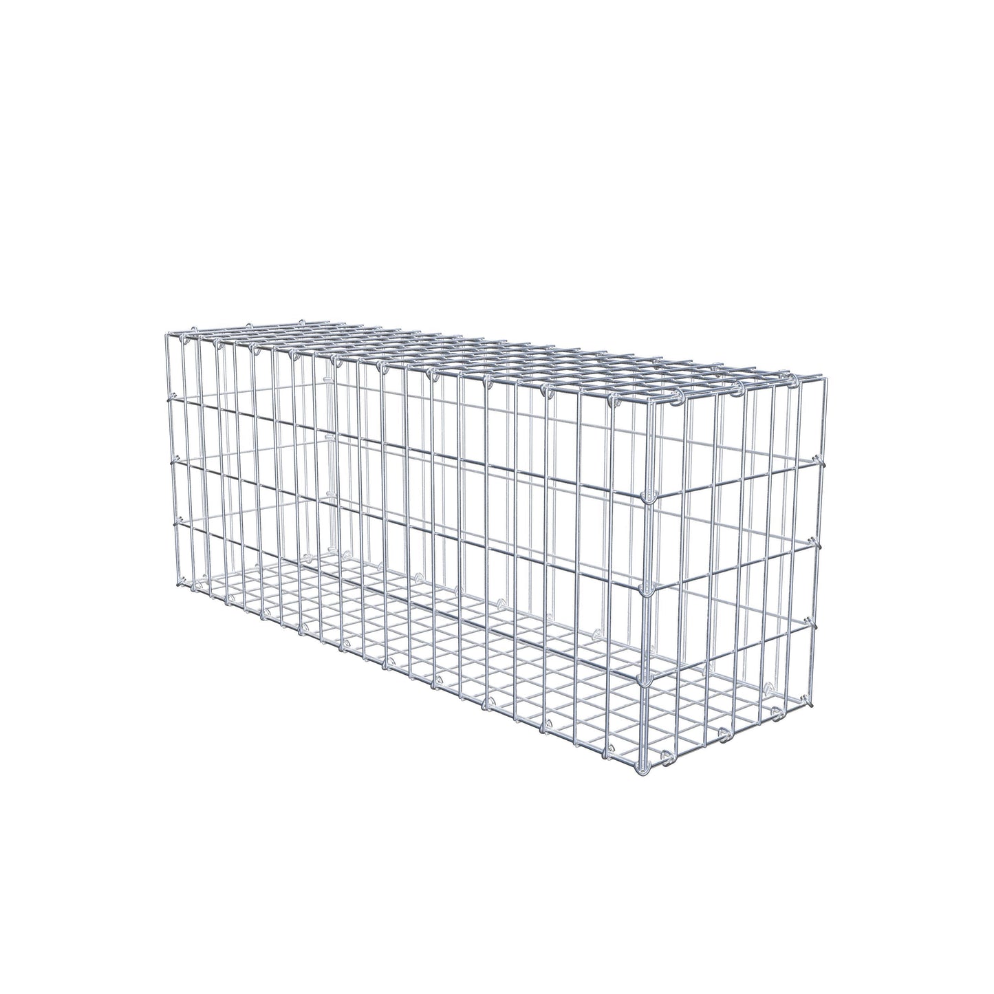 Gabione 100 cm x 40 cm x 30 cm (L x H x T), Maschenweite 5 cm x 10 cm, C-Ring