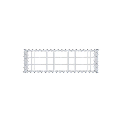 Gabion 100 cm x 30 cm x 30 cm (L x H x P), mailles 10 cm x 10 cm, spirale